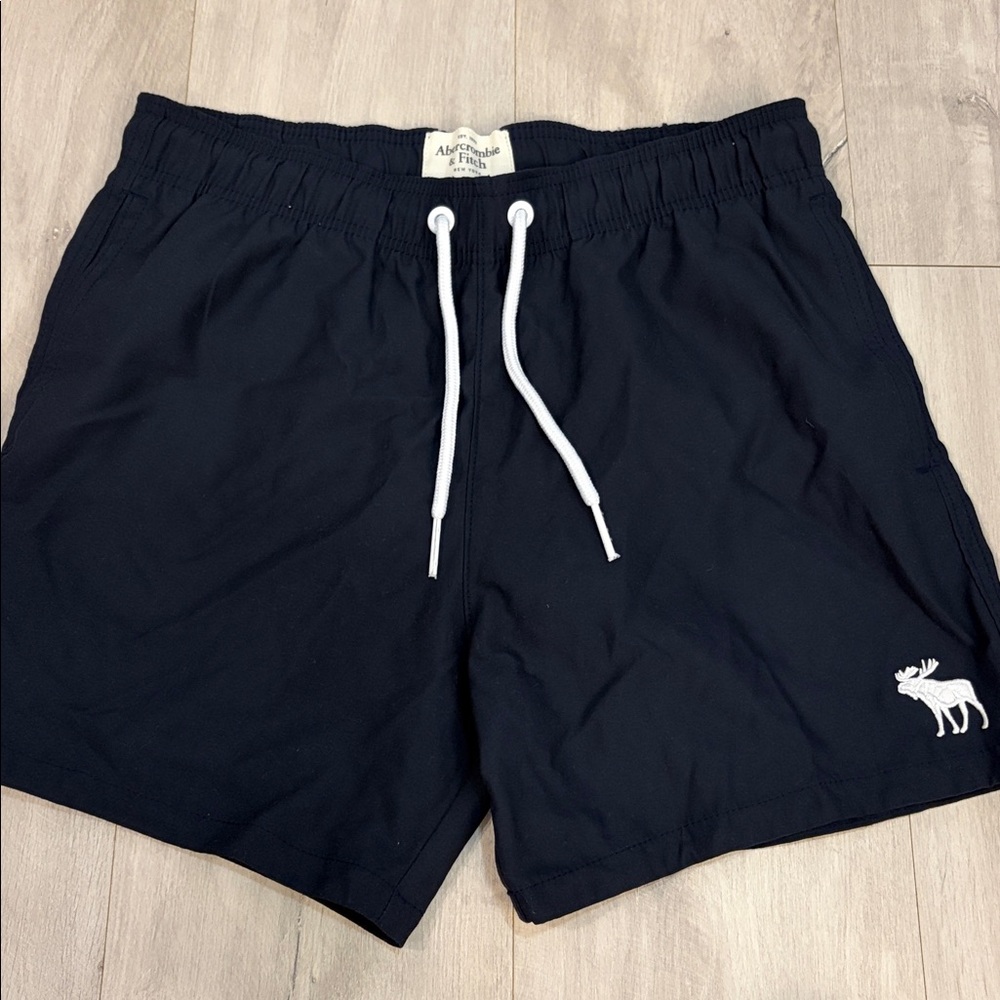 Abercrombie & Fitch Black Swim Shorts